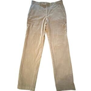 Ralph Lauren Black Label Petite Tan Corduroy Pants 30W x 30L Straight Leg